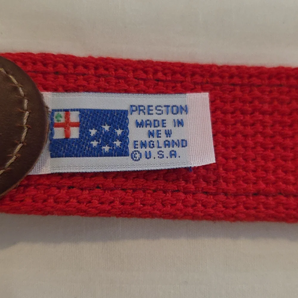 Youth Red and Blue Fish Design Belt